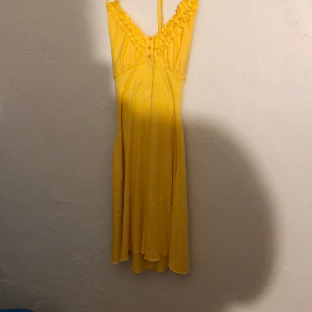 Yellow ladies dress